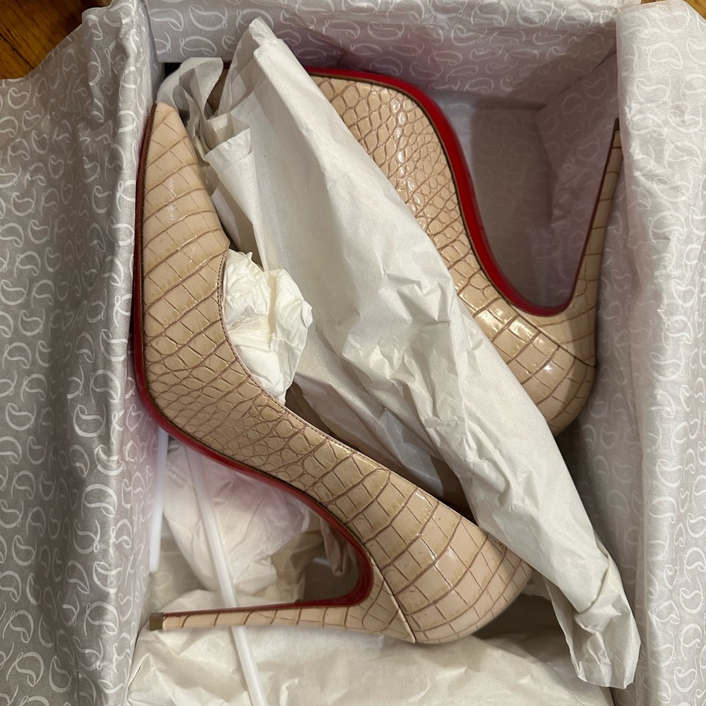 Christian Louboutin Kate 100 Leche